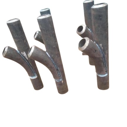 Irregular shaped pipe fittings