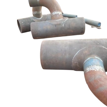 Irregular shaped pipe fittings